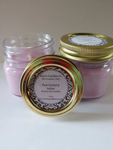 Pink Orchid Amber Scented Candles - Kate's Candles Co. Soy Candles