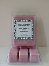 Pink Orchid Amber Scented Candles - Kate's Candles Co. Soy Candles