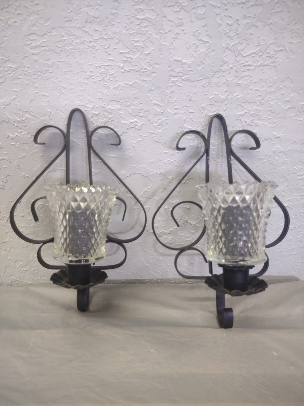 Wrought Iron Candle holder Set - Kate's Candles Co.