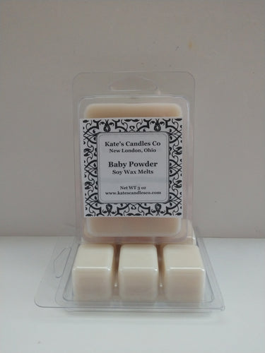 Baby Powder Scented Candle  Kate's Candles Co. Soy Candles