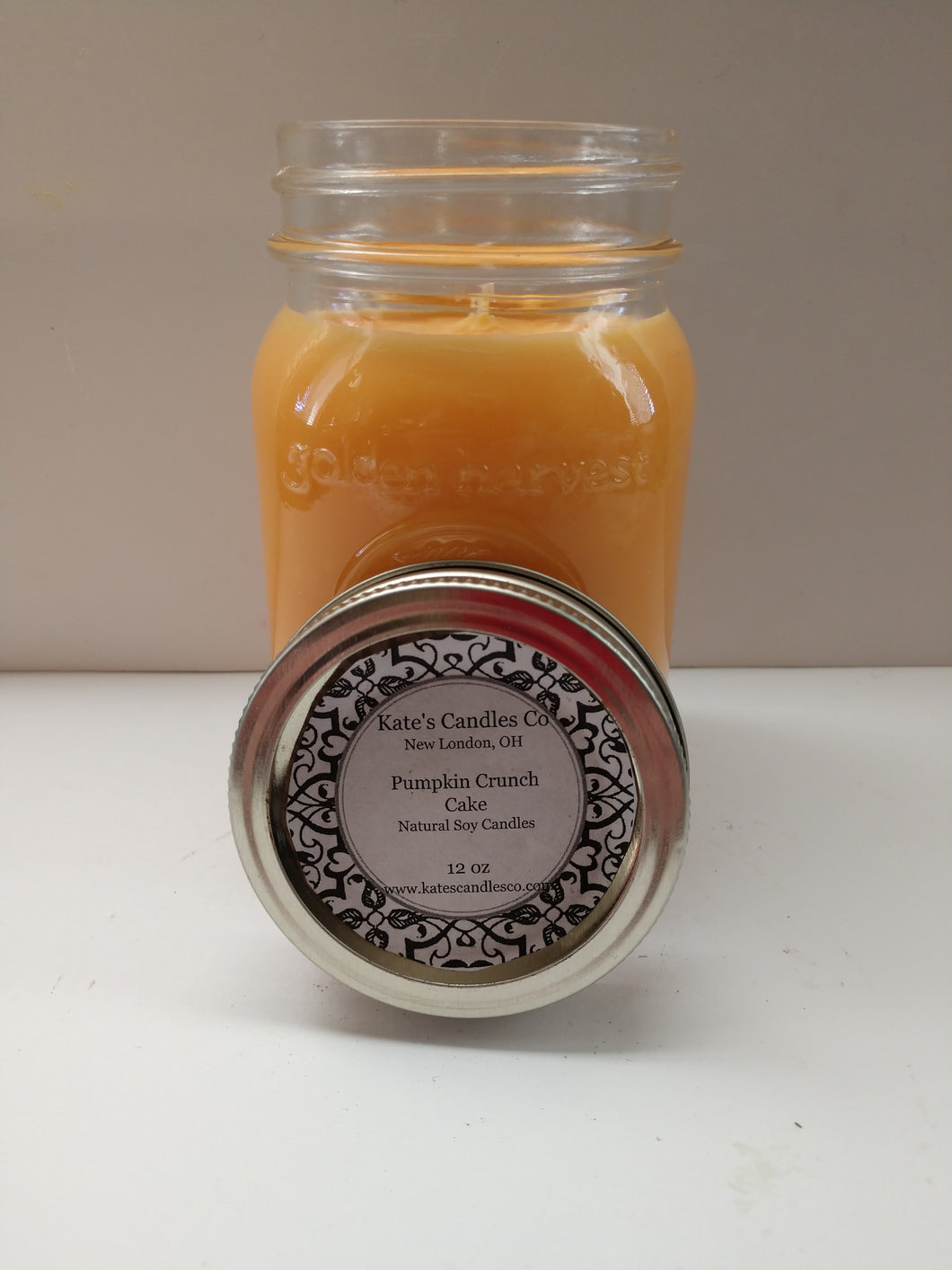 Pumpkin Crunch Cake Soy Candles | Kate's Candles Co. Soy Candles