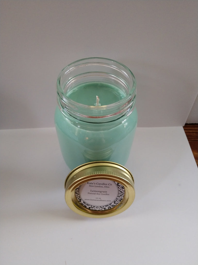 Lemongrass Soy Candles | Kate's Candles Co. Soy Candles