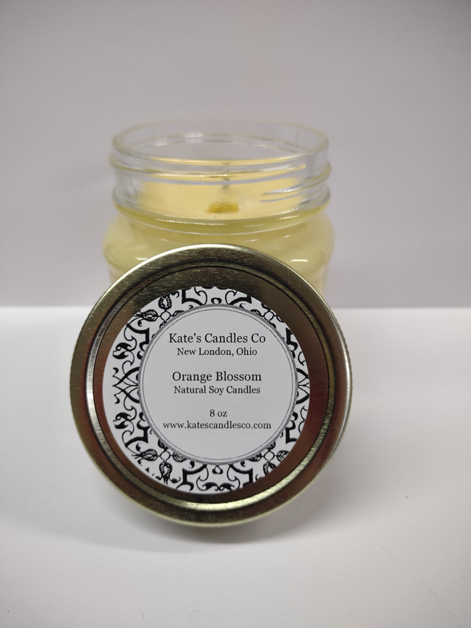 Orange Blossom Scented Soy Candle & Soy Wax Melts | Kate's Candles Co ...